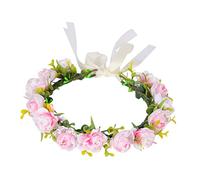 Mikinona Couronne de Mariée Tête Confortable pour Mariage Photo de Grossesse et Fêtes