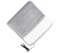 Mikinona Coussin Chauffant Électrique Pour Les Pieds Chauffe Pied Tapis Chauffant Couverture De Chauffage Usb Foot Warmer Tapis Isolant Coton Peluche Grey