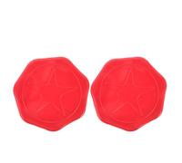 Mikinona Couvre-embout pour Fauteuil Roulant Électrique Housse Caoutchouc pour Roue de Fauteuil Roulant Protection de Moyeu Centrale de Rechange pour Électriques