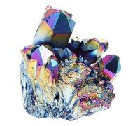 Mikinona Cristaux Électrolytiques 30g Décoration D'intérieur Cristal Irisé Effet Arc-en-ciel Feng Shui Bureau Salon Accessoire Photo Naturel