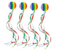 Mikinona Décoration De Toit pour Voiture Lot De 4 Boules D'antenne Colorées Accessoire Extérieur pour SUV Et Camion Installation Rapide Décoration Extérieure De Véhicule Personnalisation Joyeuse