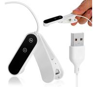 Mikinona Dispositif de Clic Automatique d'Écran USB Blanc Modèle T en ABS Vitesse Réglable pour Clic Rapide sur Téléphone Portable Compatible Streaming en Direct et Jeux Précis et