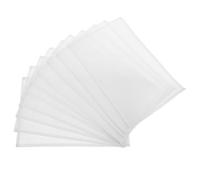 Mikinona Dossards de Course Portables et Réutilisables Lot de 10 Légers en Tissu Blanc pour Compétitions D'athlétisme et Courses de Fond