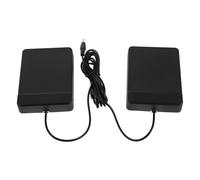 Mikinona Double Pédale de Batterie Électronique Compacte en Métal et Abs avec Interface 3,5 Mm pour Percussion Polyvalente et Performance Musicale