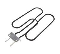 Mikinona Élément Chauffant de Remplacement pour Barbecue Compatible avec Accessoire de Grill Électrique Tube Chauffant Acier Inoxydable pour Barbecue Extérieur