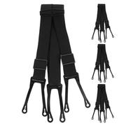 Mikinona Ensemble De 4 Bretelles De Hockey pour Homme Équipement De Protection pour Le Patinage sur Glace Accessoires De Patinage Bretelles De Pantalon De Hockey pour Adulte