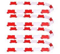 Mikinona Ensemble de Jeu de Construction Miniature de Panneaux de signalisation routière (120 pièces) à l'échelle 1:18, en Plastique, avec barrière pour Voiture télécommandée. Idéal pour