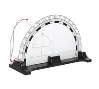 Mikinona Ensemble D'expériences Optiques de Physique pour Démonstration Réflexion Réfraction Lumière en Plastique Noir, pour Cours et Expériences