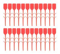 Mikinona épingle de sûreté d'extincteur Verrous de sécurité pour extincteurs 100pcs Plastique Rouge Scellés d'inviolabilité pour épingles de sûreté pour extincteur et tête de soupape