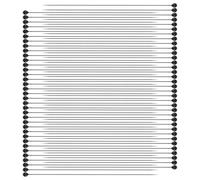 Mikinona Épingles 100 Pièces 100 Entomologiques en Acier Inoxydable Argentées pour Collection et Préparation de Spécimens, Taille 0 pour Matériel Entomologie