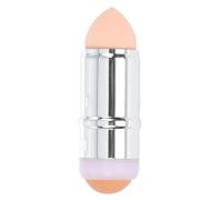 Mikinona Éponge à Maquillage Double Tête Pierre Volcanique Absorbante Taille Compacte Outil Anti-sébum pour Femmes Soin du Visage Retouche Maquillage Portable