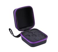 Mikinona Étui De Rangement pour Huiles Essentielles Fentes avec Coque Eva Rigide Étanche Et Fermeture Éclair Violette Valisette De Protection Portable pour Aromathérapie Voyage