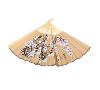 Mikinona Eventail Bambou Mural Décoratif Oriental 90cm, Style Chinois