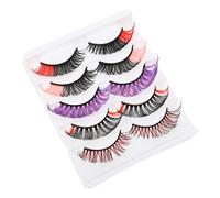 Mikinona Faux cils naturels pour femmes 5 paires de cils russes courbés en D Extension de cils tendance et dense