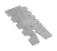 Mikinona Gabarit D’Angle de Coupe Filetage 30° en Acier Inoxydable Outil D’Inspection Métrique pour Tour Jauge de Mesure des Métaux Professionnelle Outil de Contrôle Précis