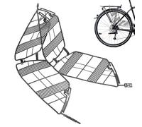 Mikinona Garde-Robe de Vélo Filet Protecteur Arrière Protection Plastique Garde-Jupes Facile à Installer pour Roue Arrière