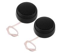 Mikinona Haut-parleurs Tweeter Mini Dome pour Voiture Résistants Température et Humidité Clair et Installation Facile pour Système Audio Automobile Compact