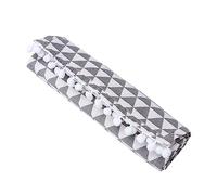 Mikinona Housse De Pour Four À - Et Grille- En Coton Et Lin Motif Triangle Gris 30 X 90 Cm Décoration De Cuisine