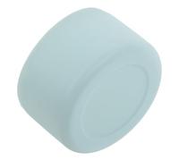 Mikinona Housse de Protection Antidérapante en Silicone pour Fond de Bouteille d'eau Manchon Inférieur Bleu Clair et Blanc Accessoire Solide Compatible Bouteilles Sport Bruit et