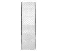 Mikinona Housse de Réfrigérateur Isolante 180 X 51 Cm en Aluminium Épais 3 Couches Ventouses, Couverture Thermique Anti-UV et Anti-poussière pour Congélateur Coffre, Protection Solaire