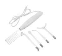 Mikinona Instrument de beauté d'électrothérapie baguette faciale électrique baguette haute fréquence pour le visage dispositif de réduction des rides machine faciale haute fréquence White