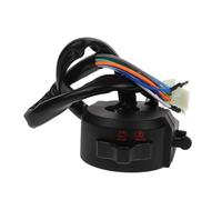 Mikinona Interrupteur de Guidon Multifonction Commutateur de Commande Klaxon et Clignotants Compatible avec Divers Modèles de Installation Facile et Durable