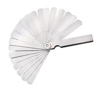 Mikinona Jauge Épaisseur Acier Inoxydable Règle de Mesure de Jeu pour Mécaniciens et Ingénieurs Outil Précis pour Mesurer Jeux de Soupapes et Épaisseurs Serrées