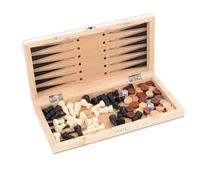 Mikinona Jeu Échecs Bois Pliable Portable Stable et pour Garçon Fille Garçons Filles Plateau International pour Parties Intérieures et Extérieures