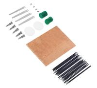 Mikinona Kit Complet de Réparation Alto Portable avec Outils Bois et Métal Entretien Complet pour Instruments à Vent Remplacement et Feutre Kit Maintenance Fiable et Compact