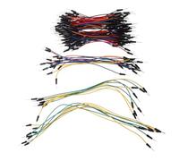Mikinona Kit de 130 Fils de Circuit D'interconnexion pour Breadboard en Abs, Câbles Électriques Polyvalents et Faciles à Utiliser pour Expériences Électroniques et Alimentation
