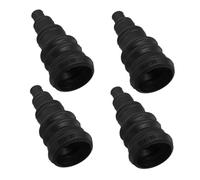 Mikinona Kit De 4 Protections Pour Faisceau De Câbles Automobiles Passe-Câbles En Caoutchouc Pour Pare-Feu Noir