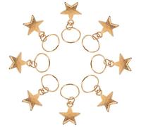 Mikinona Kit De Bijoux Pour Cheveux 20 Pièces Pendentifs En Alliage Étoile Accessoires Pour Cheveux Tendance Pour Femmes Ensemble De Pendentifs Pour Fêtes Usage Quotidien