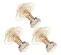 Mikinona Kit De Remplacement De Valve 3 Pièces pour Gilet De Sauvetage Gonflable Valve en Fer Et Cuivre Dorée pour Gilet De Sauvetage