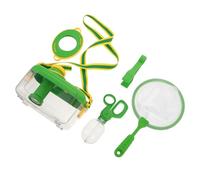Mikinona Kit Exploration Insectes pour Garçon Fille Boîte Portable Légère avec Filet Pince et Habitat pour Observation et Activités Extérieures Éducatives