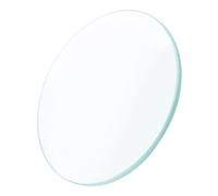 Mikinona Lentille Convexe Grossissante Lentille Optique Condensatrice pour Cours de Physique Verre Bleu Outil Éducatif Solaire et Scientifique