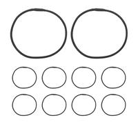 Mikinona Lot de 15 élastiques anti-vibrations pour microphone - Élastiques de rechange universels pour supports de micros à condensateur - Anneaux anti-vibrations pour l'enregistrement en