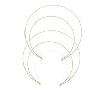 Mikinona Lot De 2 Bandeaux De Déesse Pour Femme Couronnes Rouges Bandeaux Épais Pour Femme Bandeau À Trois Couches Bandeau Pour Femme Couronne De Fée Perles Couleur Métal Doré