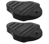 Mikinona Lot de 2 Couvre-Cales Autobloquantes pour Pédales de Vélo Route, Protection Antidérapante en Plastique Résistant, Compatibles Cales Look, Accessoire Vélo pour Cyclisme Urbain et