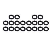 Mikinona Lot de 2 Élastiques à Cheveux pour Femmes Très Extensibles avec Perles Tendance pour Queue de Cheval Simples Et Robustes 10 Pièces