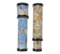 Mikinona Lot de 2 Kaléidoscopes Rotatifs Grands Jouets Éducatifs en Plastique Colorés pour Garçon et Filles Modèles et Couleurs Aléatoires Interactif Couleur Aléatoire