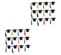 Mikinona Lot De 2 Mini Chapeaux pour Bouteille De Vin Décorations De Magasin Faciles À Utiliser 12 Pièces X 2