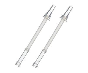 Mikinona Lot de 2 Pailles en Silicone Réutilisables pour Gobelet et Bouteille D'eau, Accessoires Solide et Flexibles, pour Usage Personnel et Fête D'inauguration