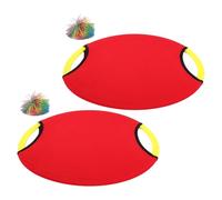 Mikinona Lot De 2 Petits Jeux De Lancer De Disque De Plage en Filaments Jeu D'Entraînement Sensoriel Petit Jeu De Lancer Et D'Attraper Et D'Attraper