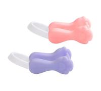 Mikinona Lot de 2 Pinces Correctrices de Nez Silicone, Rehausseur Nasal Rose et Violet, Taille Unique, Remodelage du Nez, pour Adultes et Garçon et Filles, Usage Quotidien Beauté