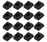 Mikinona Lot de 20 Boucles de Fixation Robustes pour Bâtons de Randonnée Accessoires Légers en Plastique et Fer Résistant Compatibles Sangles Larges et Étroites pour Sports de Plein Air