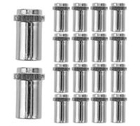 Mikinona Lot de 20 Écrous Pivotants pour Tambour 0,5 X 1,5 Cm en Fer, Accessoires pour Supports de Cymbales de Batterie, Pièces de Rechange pour Tom et Matériel de Montage pour Percussion