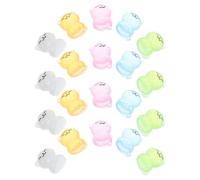 Mikinona Lot de 20 Figurines Miniatures de Chat Lumineux en Résine, Petites Statues Décoratives pour Micro-paysages, Maisons de Poupée et Jardins Féeriques, Ornements Animaux