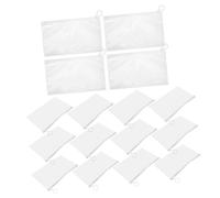 Mikinona Lot de 20 Trousses À Crayons en Plastique pour Papeterie Trousse À Cosmétiques À Fermeture Éclair Pochette De Voyage Portable Étanche À La Poussière