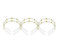 Mikinona Lot De 3 Bandeaux Pour Cheveux Pour Femmes Et Filles Couvre-chef Tournesol Élégant Mini-bandeaux Pour Cheveux 2 Pièces X 3