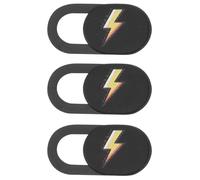 Mikinona Lot de 3 Caches Webcam Adhésifs pour Ordinateur Portable Tablette et Smartphone Protection de Confidentialité Fine et Solide Accessoire Anti-Espionnage pour Sécurité Numérique